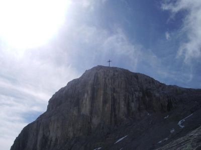 006-Blick zurueck zum  Sulzfluhgipfel